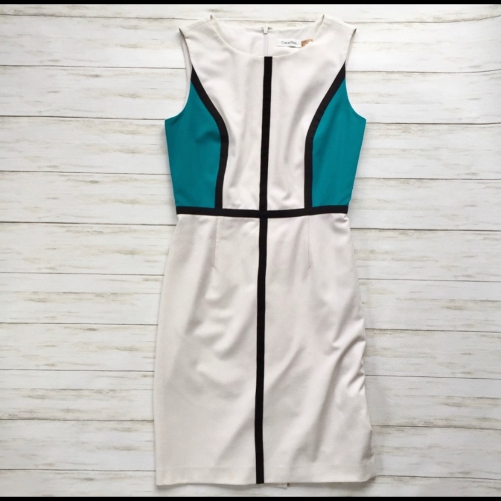 Calvin Klein Colorblock Dress